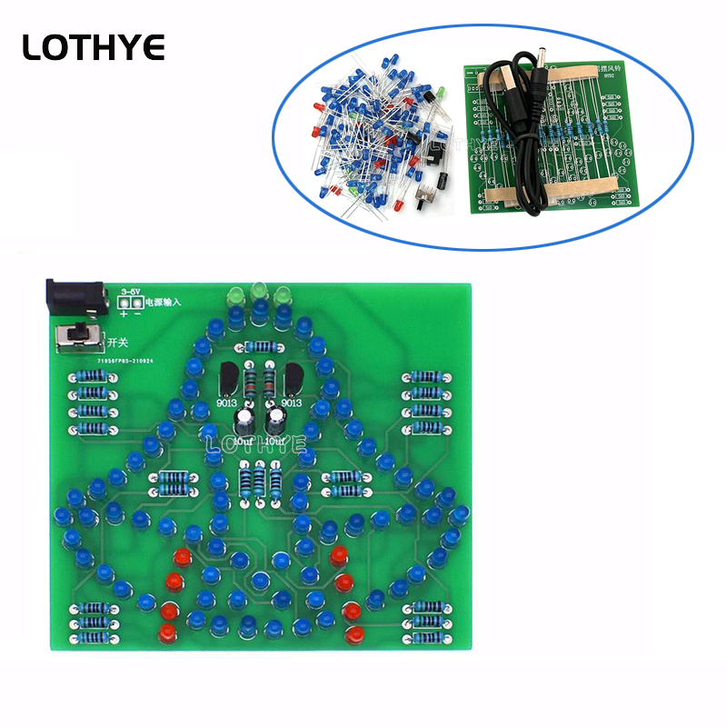 Electronics Project Kit - DC 3-5V luz LED columpio carillón