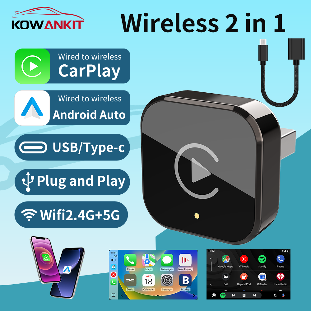 Wifi Smart Plug - Adaptador Carplay inalámbrico Android Auto 2