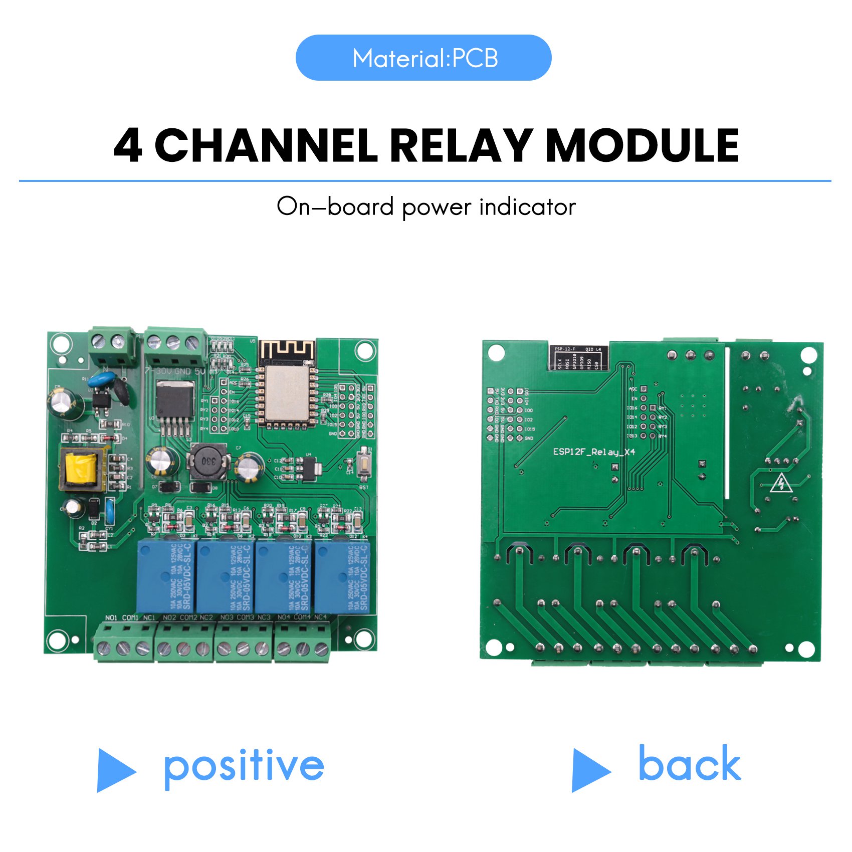 Esp8266 Relay Module - SCLS ESP8266 Módulo de relé inalámbrico