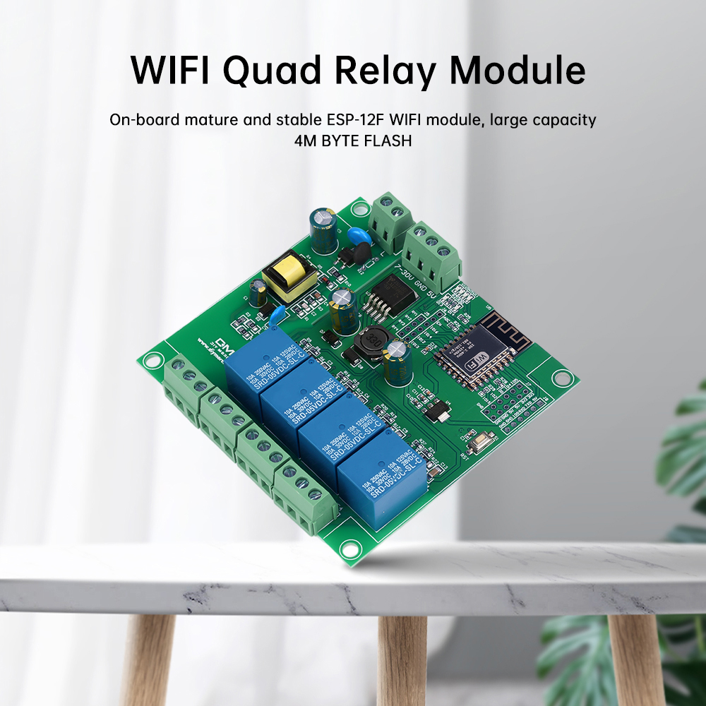 Esp8266 Relay Module - Módulo de relé WiFi 4 canales