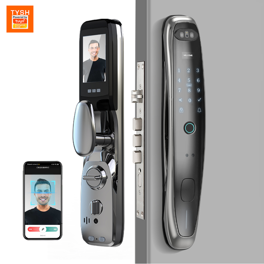 Smart Door Lock Wifi - Tuya WiFi cámara cerradura inteligente reconocimiento