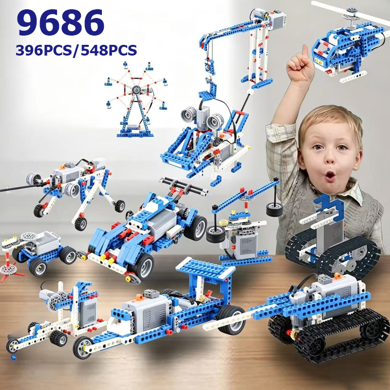 Stem Robotics Kit - 9686 Set Educativo STEM, Bloques de