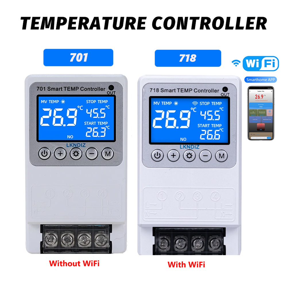 Controlador WIFI inteligente d - Wifi Thermostat reseña y precio