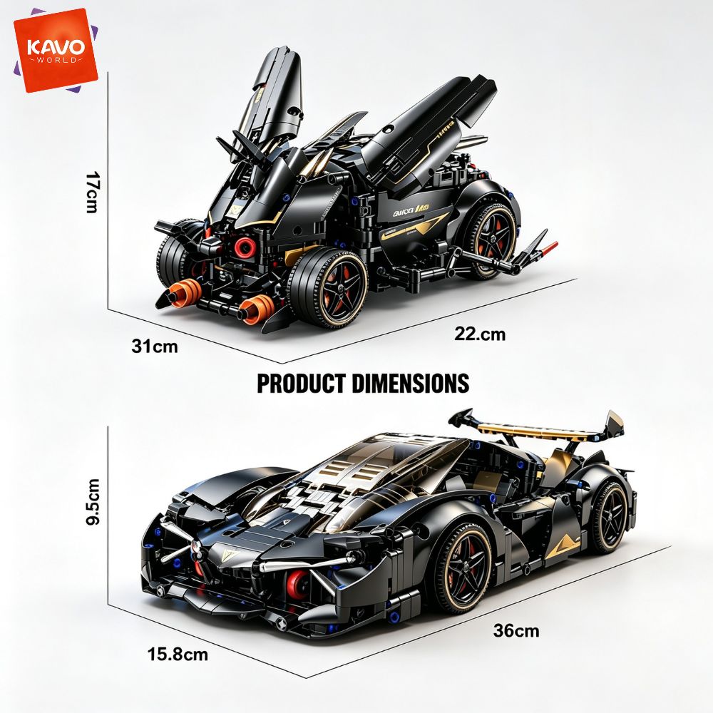 KAVOWORLD 1248 piezas, bloques - Stem Robotics Kit reseña y precio