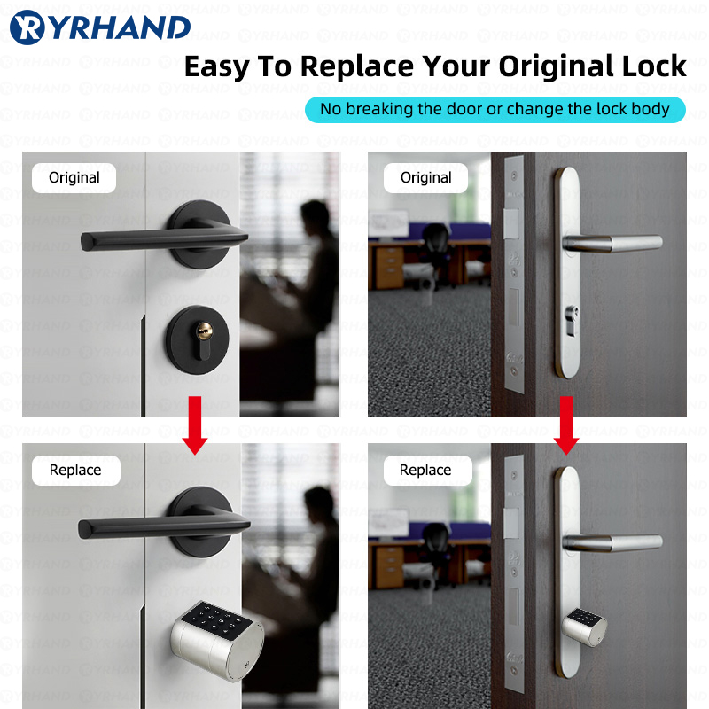 Cerradura de puerta cilíndrica - Smart Door Lock Wifi reseña y precio