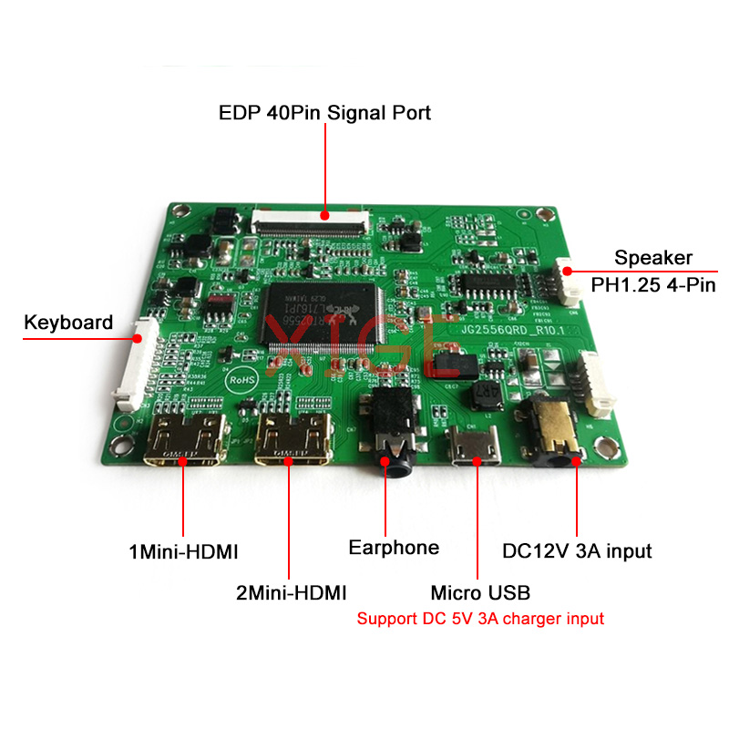 Controlador de Monitor LCD par - Microcontroller Kit reseña y precio