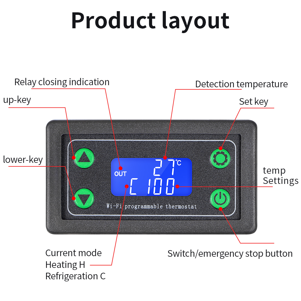 Controlador de Temperatura Dig - Wifi Thermostat reseña y precio